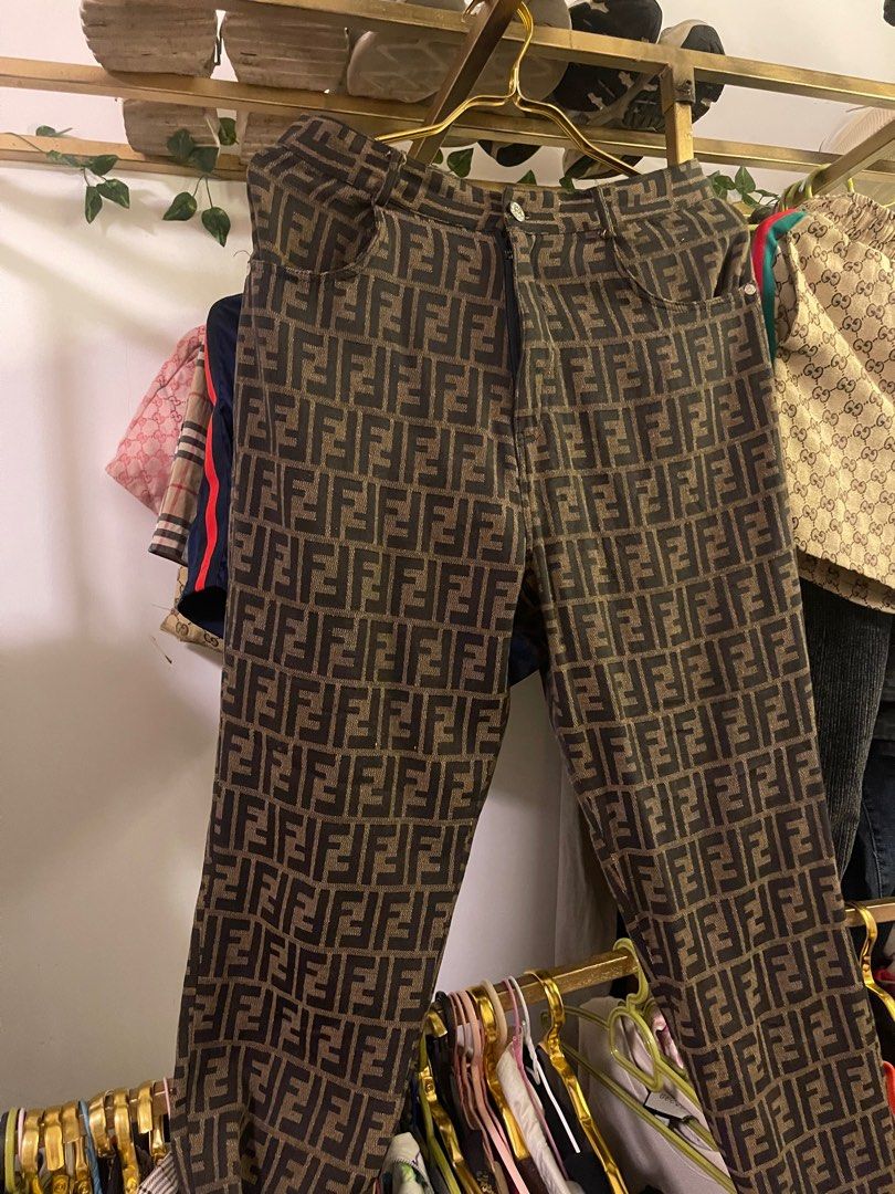 Vintage Fendi Pants Luxury Apparel on Carousell