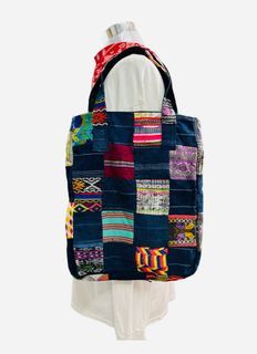 VINTAGE PATCH WORK TOTE BAG