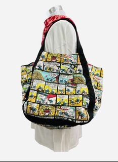VINTAGE SMURF COMICS TOTE BAG