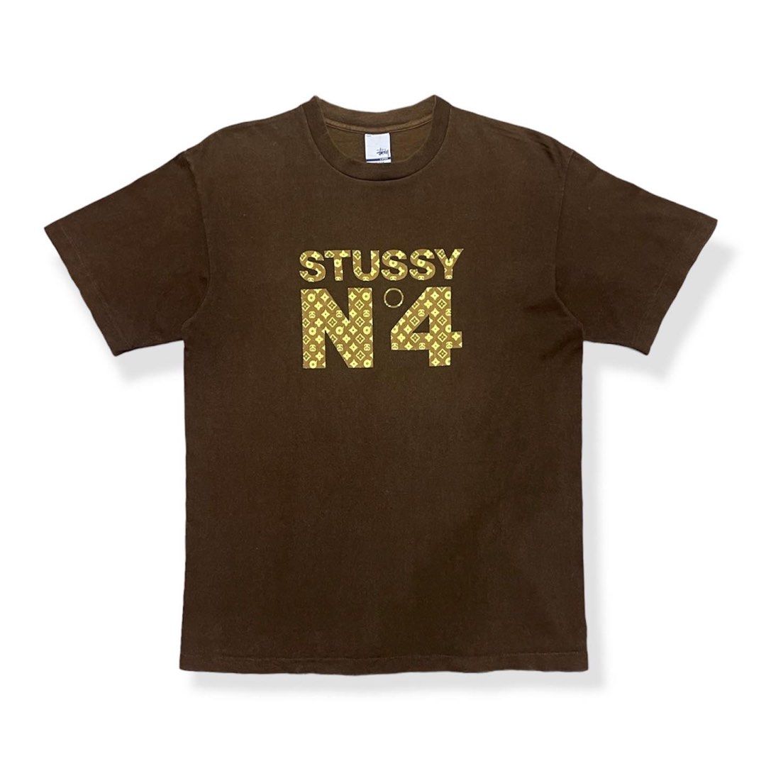 Vintage Stussy N.Y.L.T.L.A Monogram Logo Hoodie/size Xl/brown 