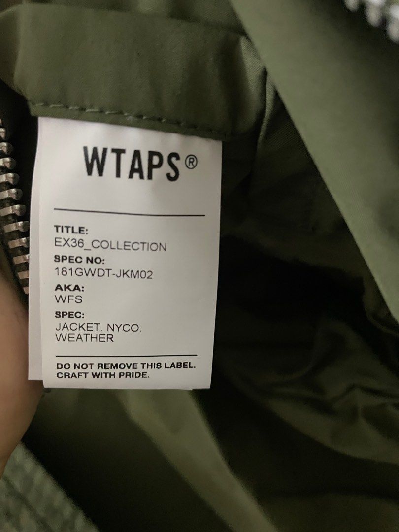 Wtaps 18ss WFS jacket 細碼, 男裝, 外套及戶外衣服- Carousell