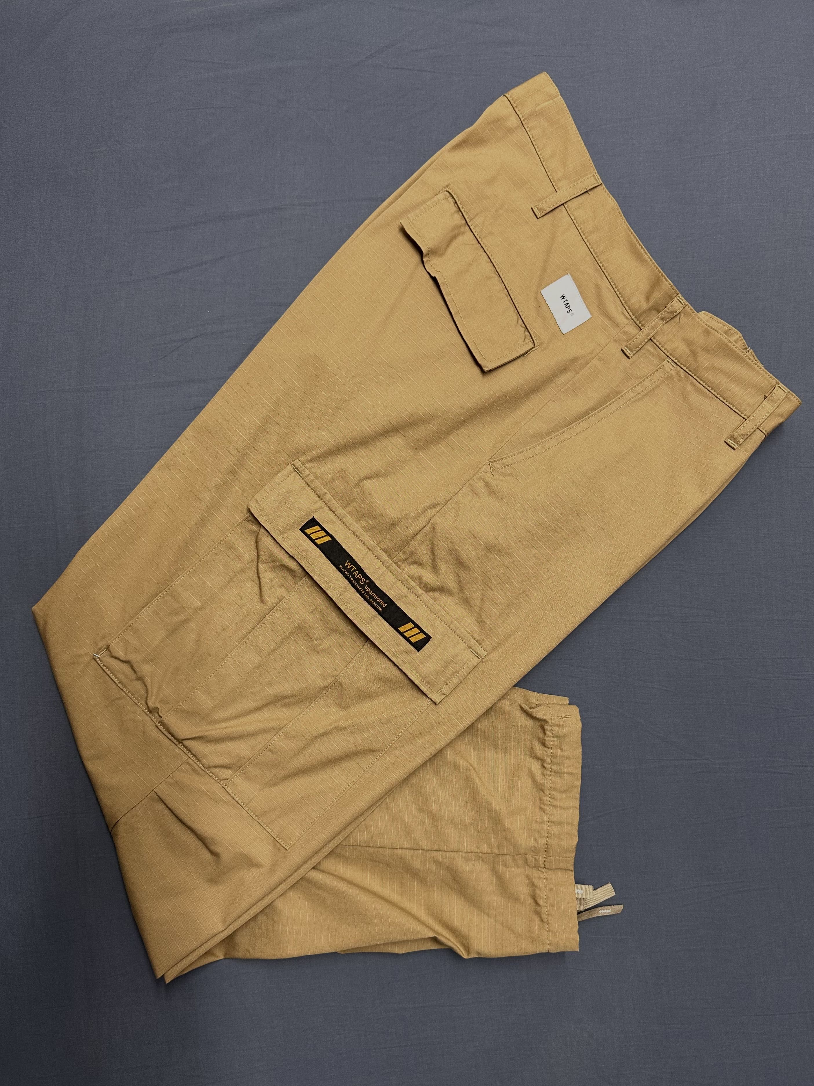 Wtaps 21SS Jungle Stock Trousers Cotton Ripstop Beige, 男裝, 褲