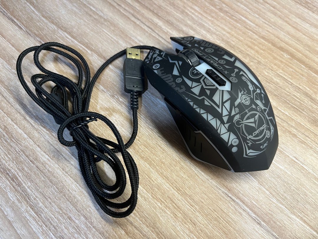XCraft Pro Quantum Z7000 Silent Gaming Mouse, Computers & Tech, Parts