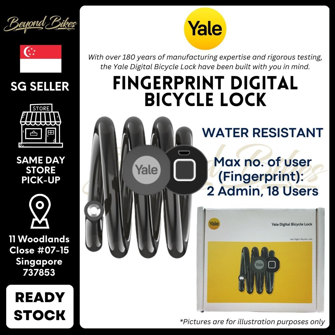 Yale bicycle sale lock