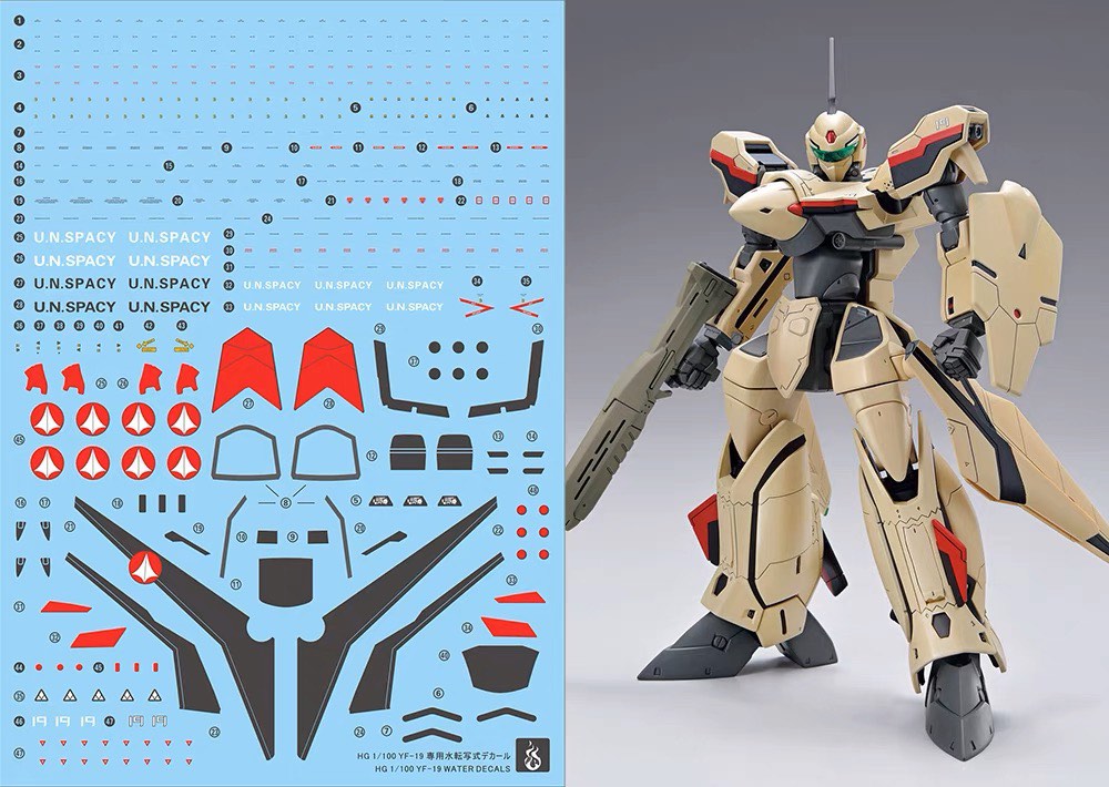[Yan] HG YF 19 Isamu Daison Macross Plus Not Gundam (G Rework Ver ...