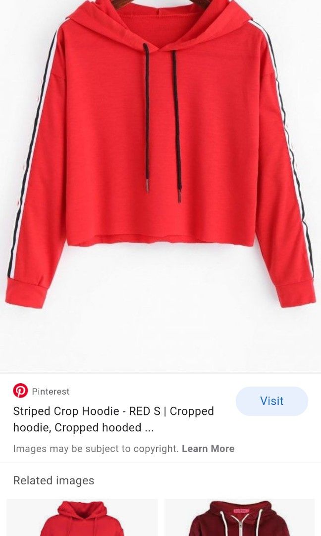 Zaful best sale cropped hoodie