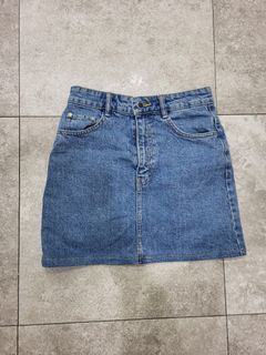 Zara 牛仔短裙 丹寧