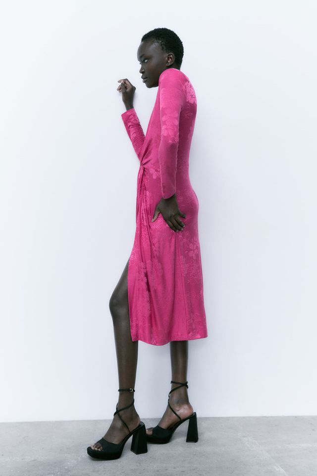 Jacquard 2025 dress zara