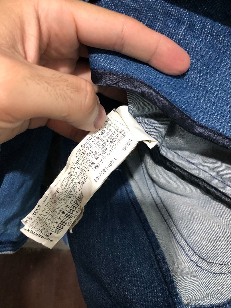 Zara man denim coat (Category: Coats, Jackets and Outerwear) located in Subic. Submitted by EdwardC39 (Listing ID 1215965365, Image 3). Description: Please check the photos carefully. If there are any questions let me know. Also, there are no returns no exchanges, and No COD/COP. So, always makes sure you are 100% certain of what you are buying. Customers who pay first will get the item and some items need rewashing. The actual measurement in inc