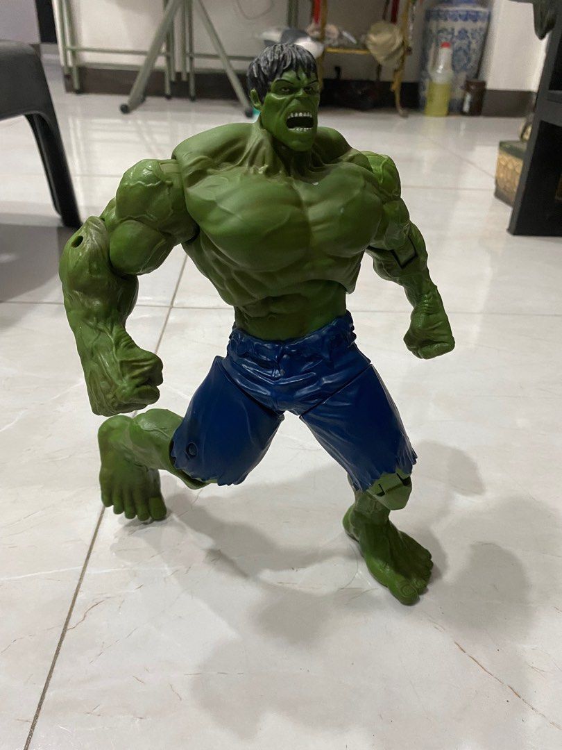 10” Incredible Hulk Marvel Hasbro 2008 (Category: Action & Battle Toys) located in Manila. Submitted by aling_aligeng (Listing ID 1216070641, Image 2). Description: 10” Incredible Hulk Marvel Hasbro 2008 for sale. .