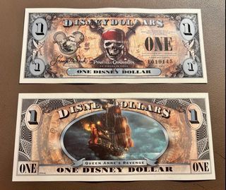 🇺🇸1 Disney Dollar 2011🇺🇸Pirates of the Caribbean  UNC Condition