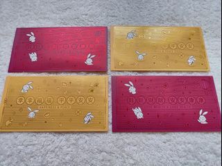 Louis Vuitton 2023 CNY year of Rabbit red packets with rabbit tag 1 box x  8pcs