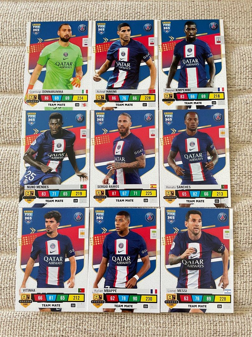 PARIS SG - ADRENALYN XL FOOTBALL CARD - FIFA 365 SANDWICHES - 2023 - to  choose f