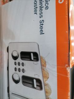 4 slice stainless steel toaster