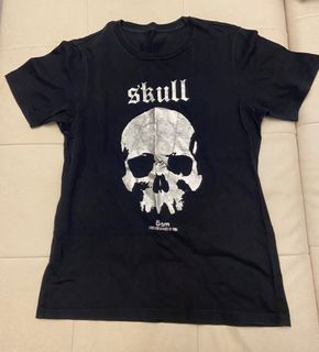 5cm燙銀骷髏骨頭tee64246338013697110