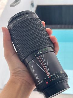 70mm - 200mm zoom lens for pentax film camera with uv filter