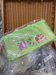 正版現貨❤️蠟筆小新筆袋 蠟筆小新收納袋 果凍筆袋 萬用袋❤️7-11賣貨便免運