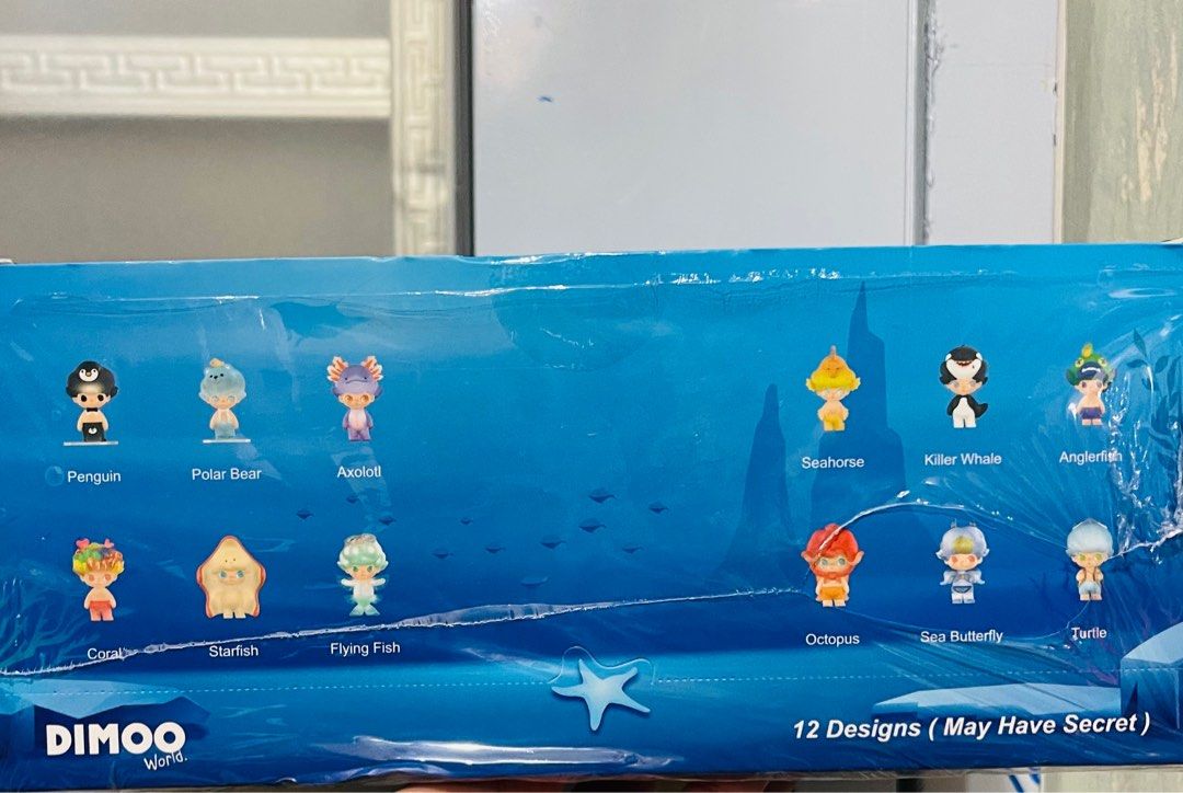 特價 全新 pop mart 盲盒 Dimoo Aquarium series 原盒1 box 12個 (只開外盒確認)。 Labubu ...
