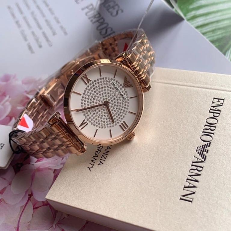 ⏰ Hurry Up FEB SALE ⏰ Emporio Armani Brand New Rose Gold New Stainless  Steel Womens Watch AR11244, Women's Fashion, Watches & Accessories, Watches  on Carousell