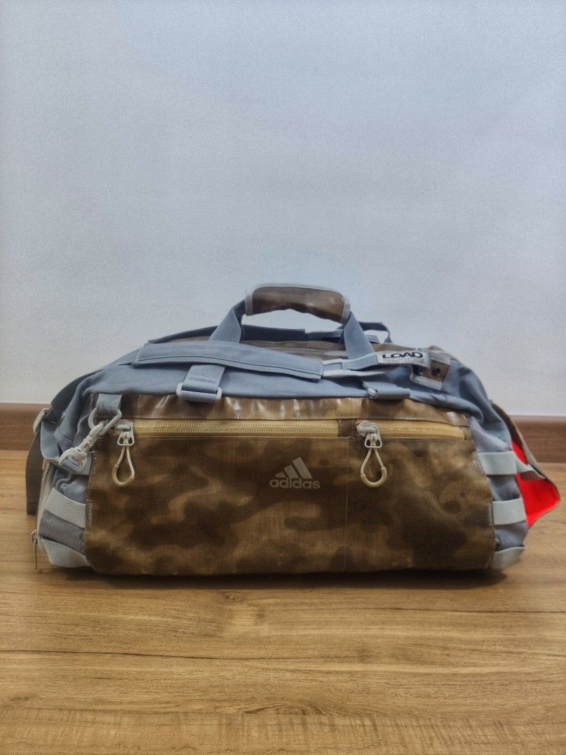Adidas Camouflage Duffel Bag Gymnasium Bag Bagpack, Men's Fashion, Bags