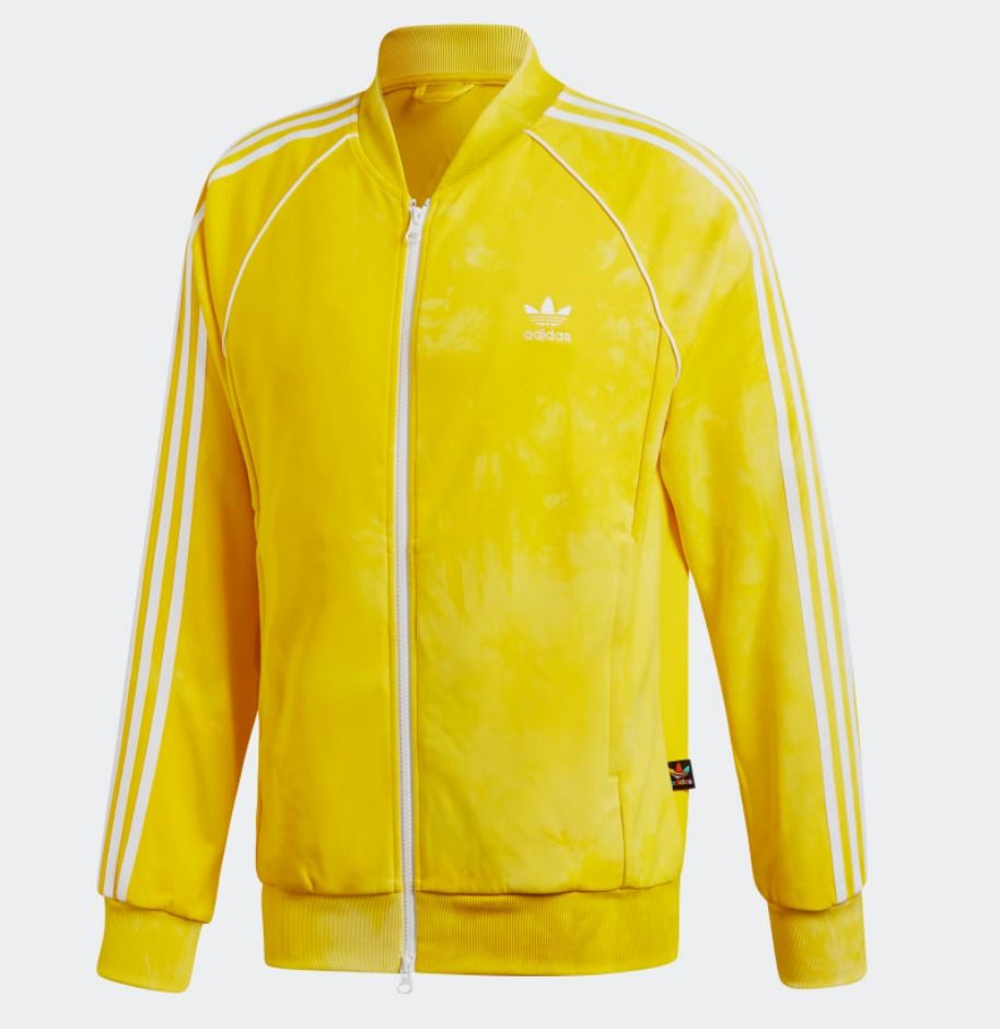 Adidas pharrell top yellow jacket