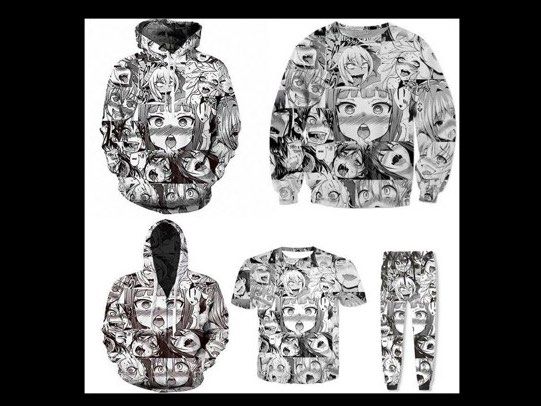 Ahegao hoodie quality and free size??? free shipping included, Women's  Fashion, Coats, Jackets and Outerwear on Carousell