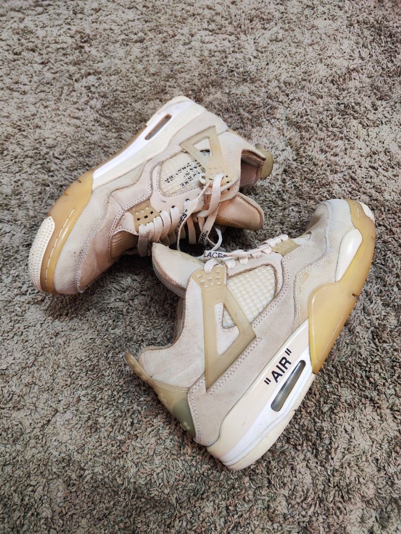 nike air jordan retro 4 off white