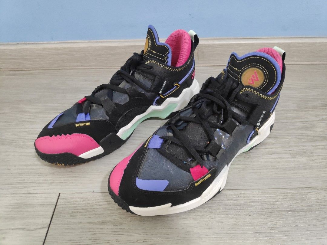 Air Jordan Why Not .5 PF Russell Westbrook Pink Black Turquoise US 10.5 UK 9.5 Euro 44.5 Basketball Shoe