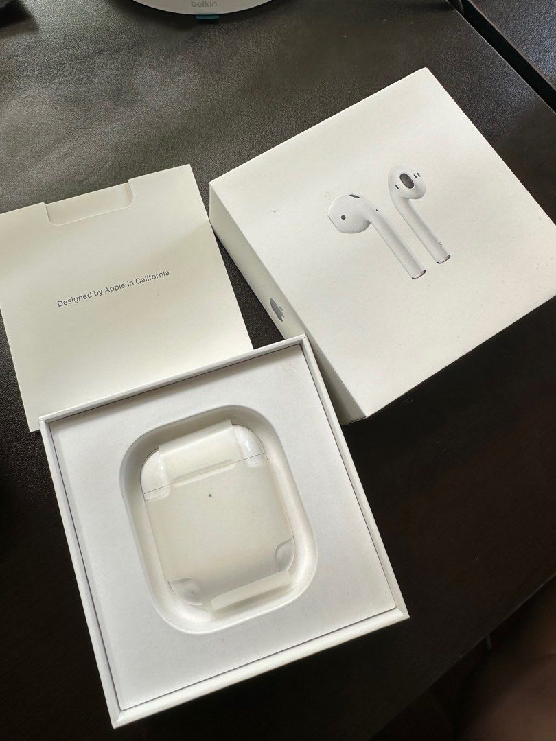 Airpods with wireless charging case, Audio, Earphones on Carousell