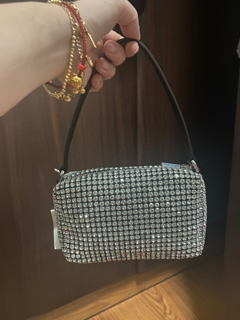 Alexander wang 2025 rhinestone bag sale
