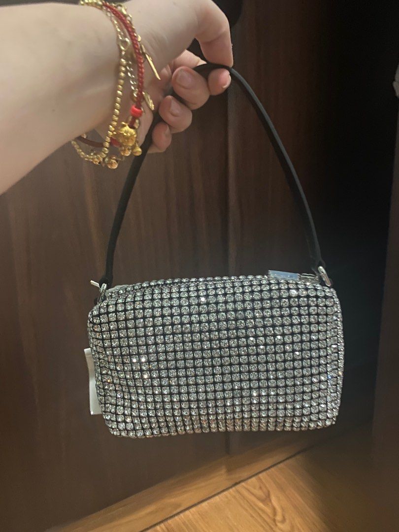AUTHENTIC ALEXANDER WANG RHINESTONE BAG Women s Fashion Bags