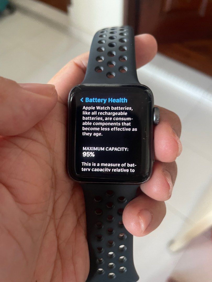 Apple watch series sales 3 nike black