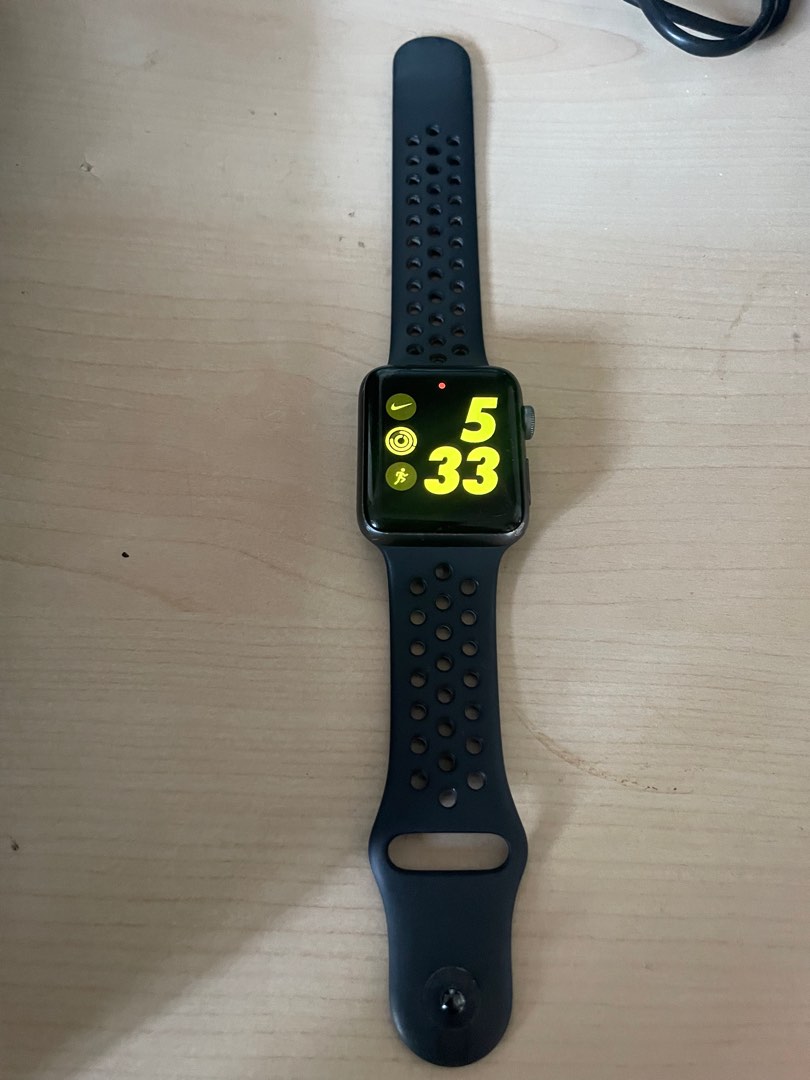 Apple Watch Series 3, with Nike black strap, GPS, 42mm, Mobile
