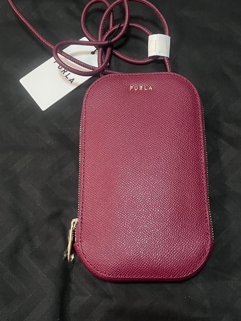 Authentic Furla Leather Crossbody Phone Sling Bag on Carousell
