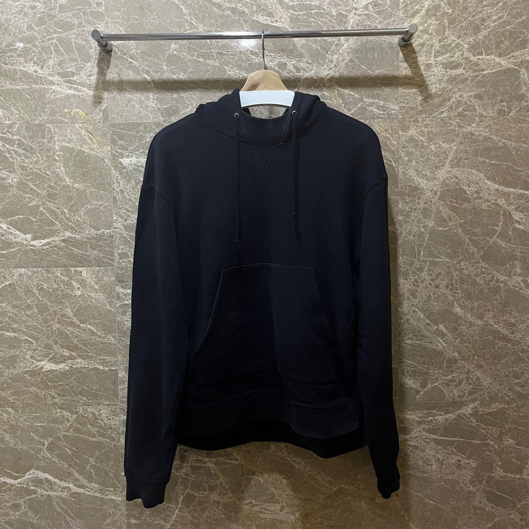 Authentic John Elliott Kake Mock Hoodie Black Men s Fashion Tops