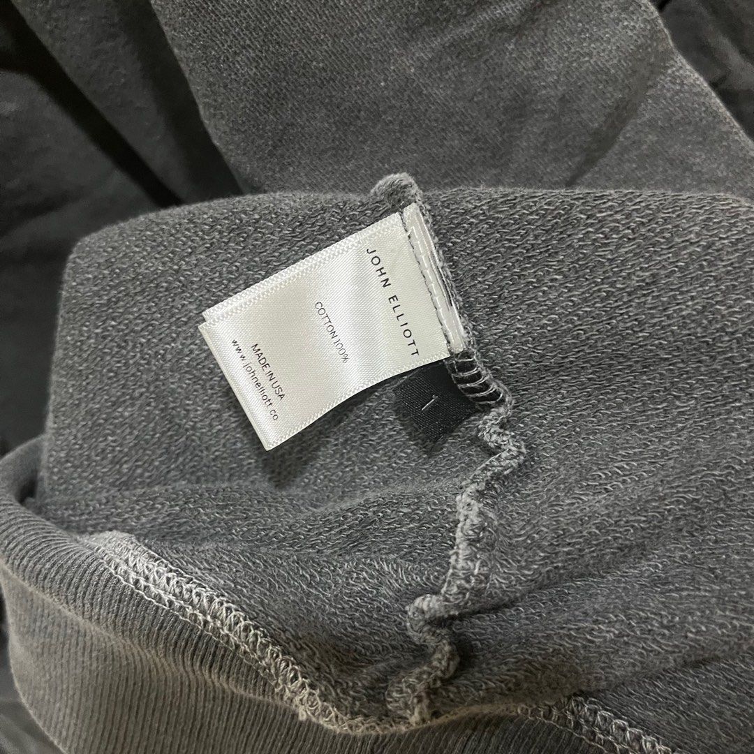 John elliott oversized cropped hoodie hotsell