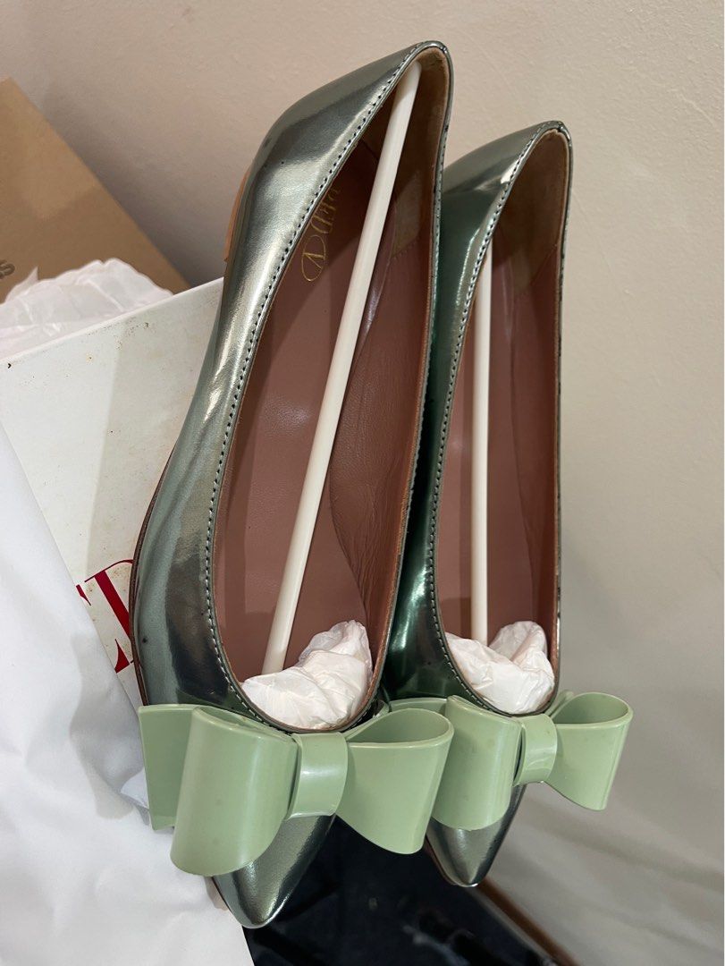 Red discount valentino flats