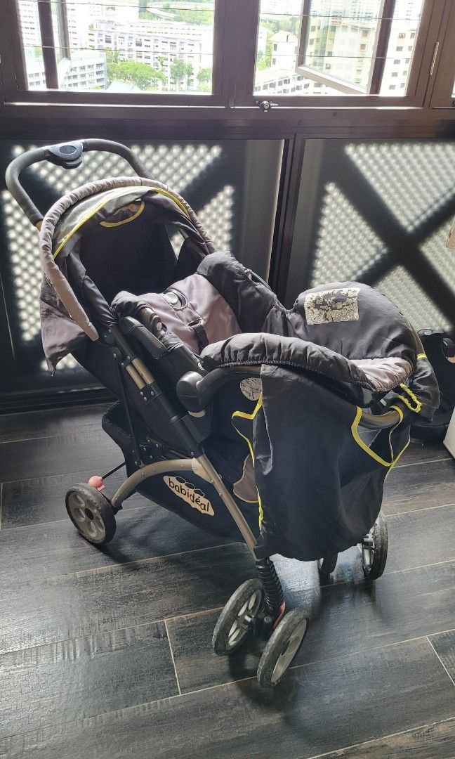 babid al baby stroller with car seat Babies Kids Going Out
