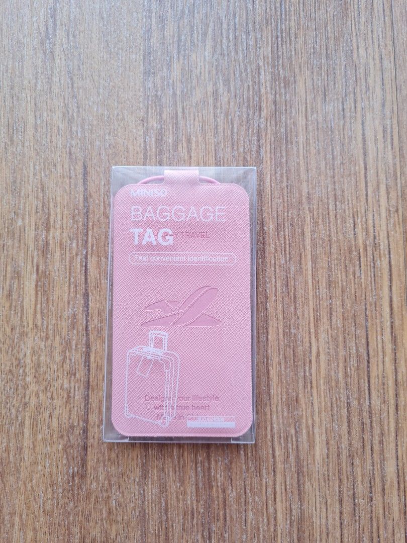 Baggage Tag Miniso Tag buat koper, Books & Stationery, Stationery on