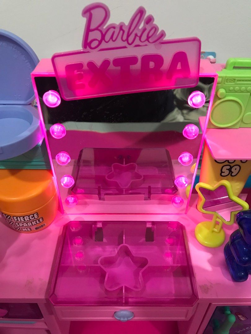Barbie Extra Vanity Playset Barbie Extra Doll Complete Set