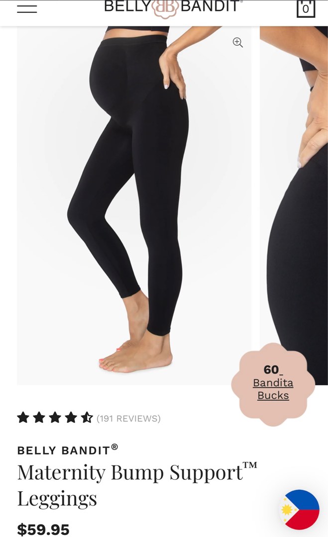 Belly Bandit Maternity Bump Support Leggings Small on Carousell