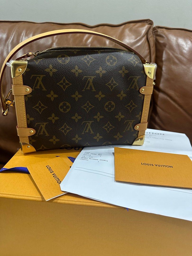 Louis Vuitton LV monogram side trunk, Luxury, Bags & Wallets on