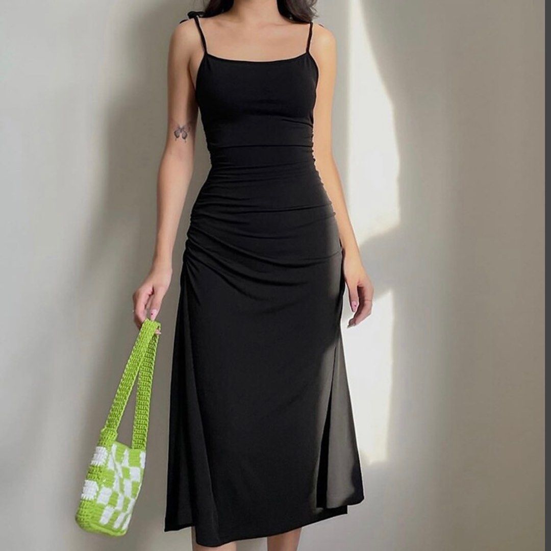 Black Dress, Women's Fashion, Dresses Sets, Dresses on Carousell