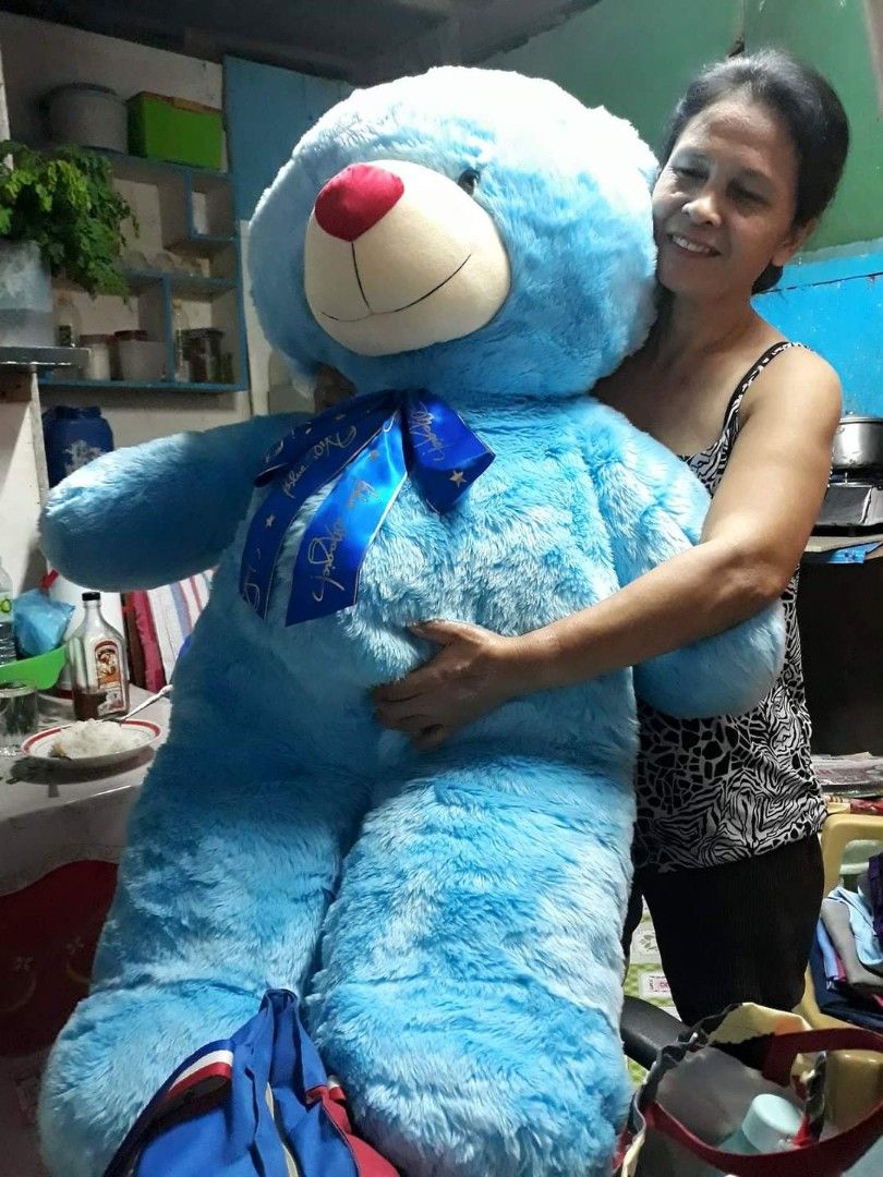 Blue magic human size teddy bear hot sale price