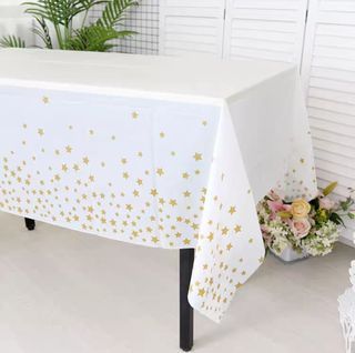 BN Disposable party table cloth star design