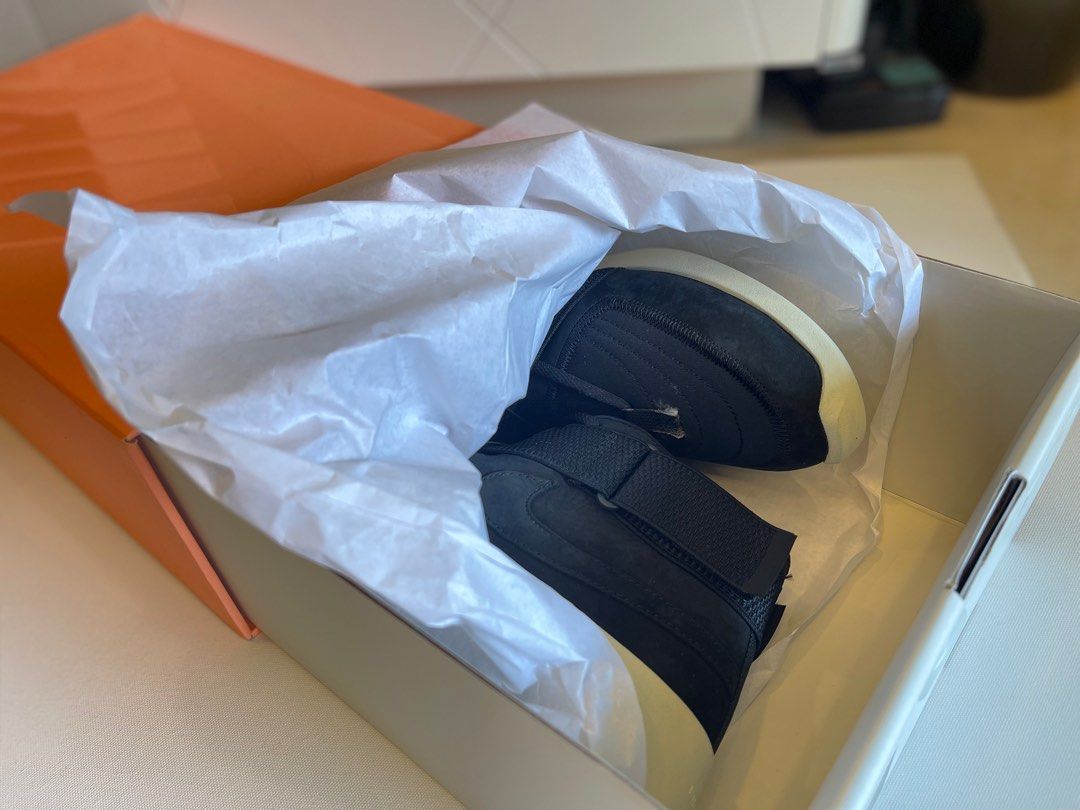 Nike air fear of god discount raid black fossil