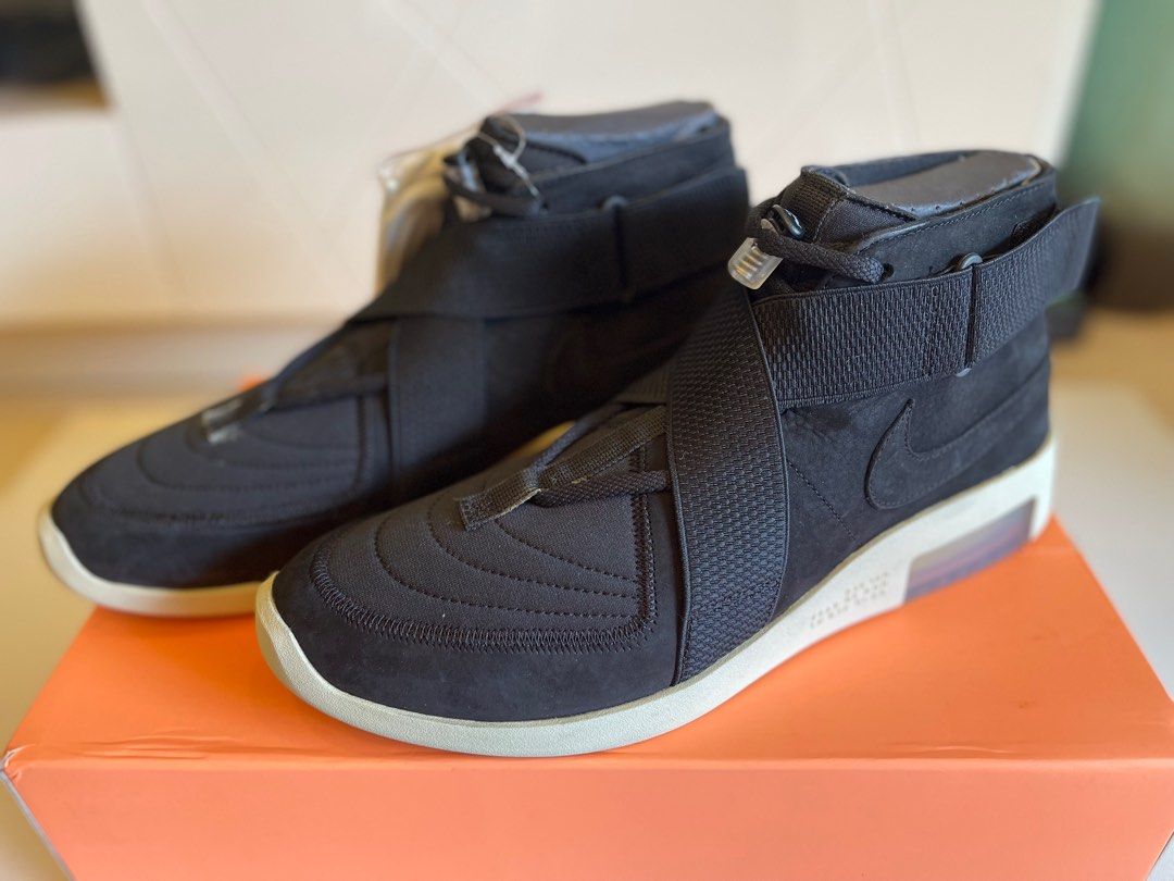 Nike air 1 x fear of god raid black & fossil cheap