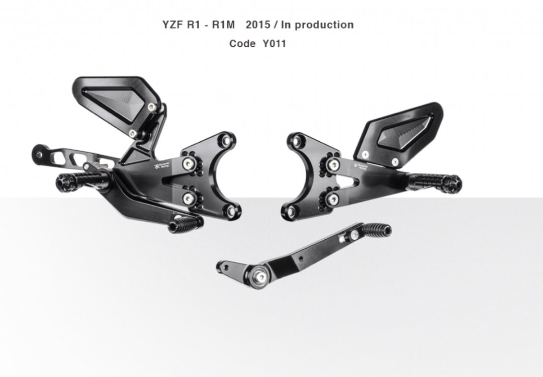 Bonamici Racing Yamaha R1 Rearset, Motorcycles, Motorcycle Accessories