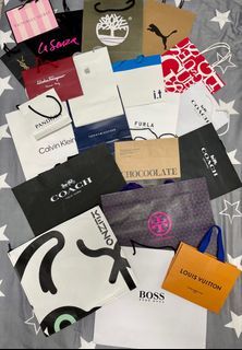 Branded paper bags (price $3-30)