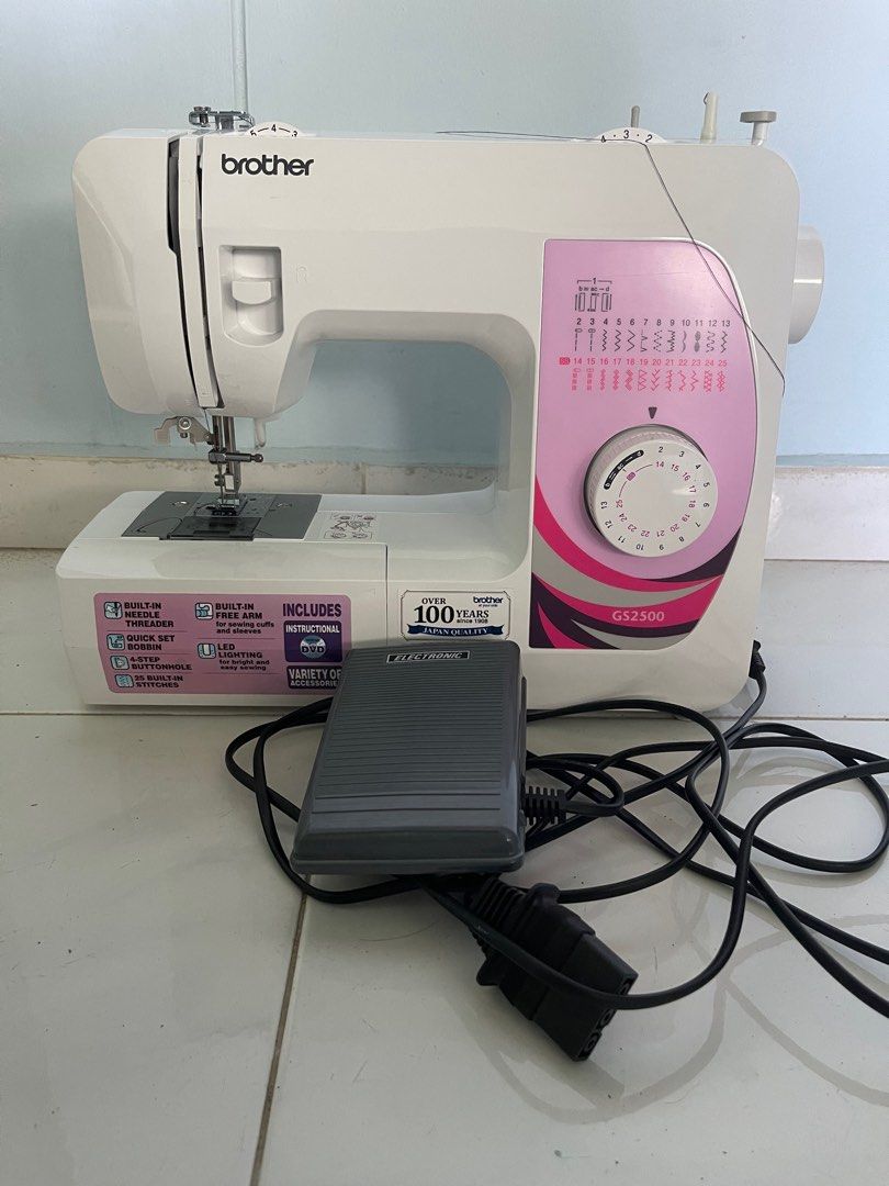 Brother GS2500 sewing machine, TV & Home Appliances, Other Home